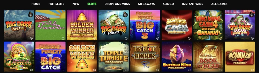 Ivy Casino Game Library